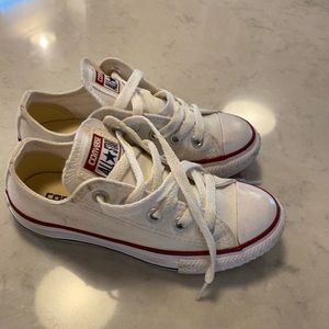 White converse 11.5 great condition